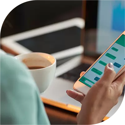 Кофе и телефон